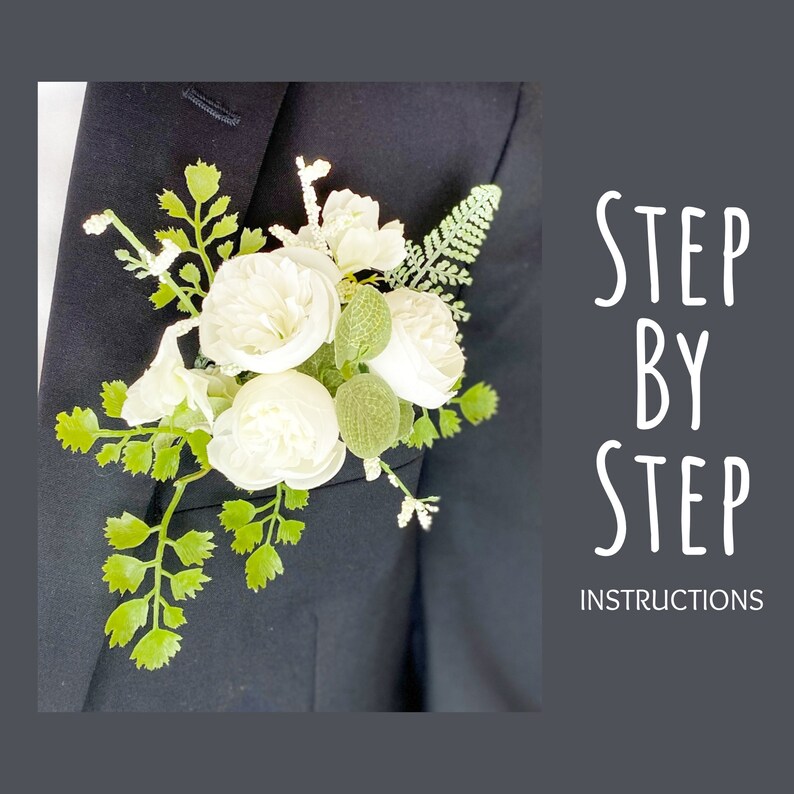 How to Make A Boutonnière, Do It Yourself Wedding Accessory, Floral Design Tutorial, DIY Wedding ...
