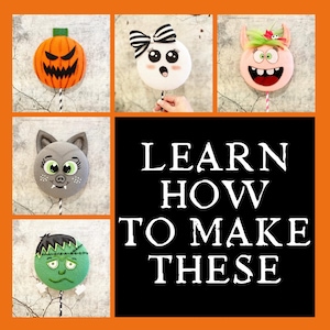 DIY Halloween Lollipop Wreath Attachment Video Tutorial (PDF Pattern)