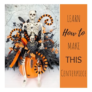 How to Make Halloween Centerpieces, Step By Step Centerpiece Tutorial, Do it Yourself Pumpkin Centerpiece, DIY Halloween, Video Tutorial