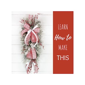How To Make A Wreath, DIY Christmas Swag, Do It Yourself Wreath Video, Step By Step Tutorial, DIY Christmas Wreath Guide, Learn How to Craft