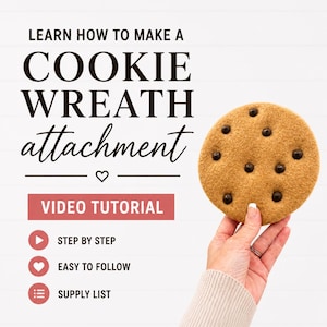 Video tutorial per realizzare biscotti in feltro, un accessorio fai da te per decorare una ghirlanda.