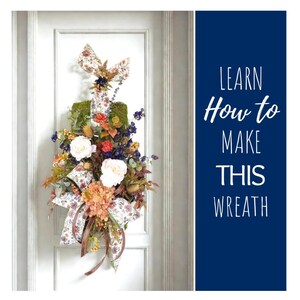 Herbstkranz Klasse, Video Tutorial, DIY Herbst Dekor, Herbst Blumenkranz Selbermachen, Blumenmuster, Wie man Kränze macht, DIY Herbst