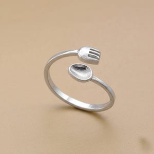 Spoon and fork ring - Etsy 日本