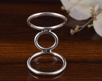 Boutonniere Lateral Support Splint, Arthritis Ring, Mallet Finger Rings, EDS Finger Splint Rings, Handmade Arthritis Rings, Silver Rings.