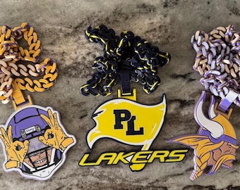 Custom Team Logo Chain: Sports Fan Hype Jewelry