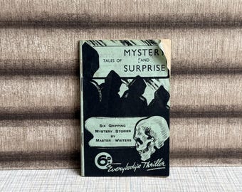 Vintage 1930s Mystery Stories Booklet Everybodys Thriller Pulp Crime Fiction Book