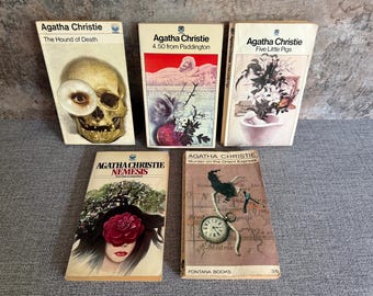 Vintage Agatha Christie Fontana Paperbacks | 1960s–1970s Crime Mysteries | Sold Individually | Retro Classic Covers
