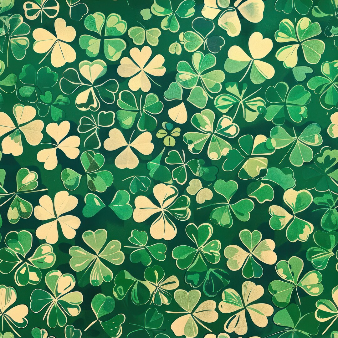 Clover Patterns Four Leaf Clover Pattern - Etsy