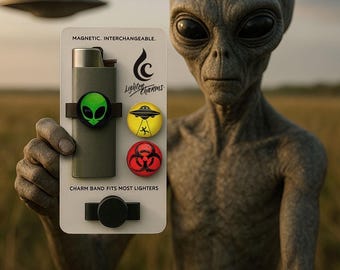 Alien Lighter Charms 3-Pack for BIC lighters