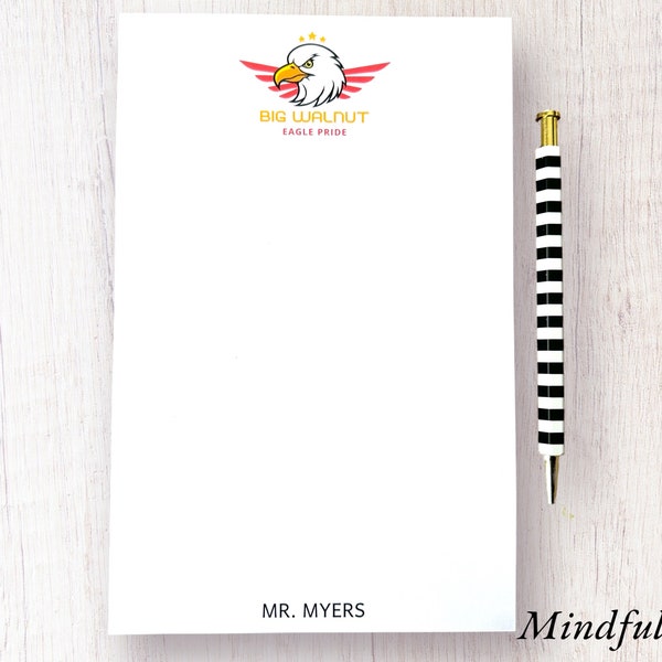 Big Walnut Eagle Personalized Notepad