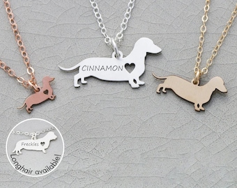 Dog Memorial Necklace | Custom Pet Necklace | Engraved Dog Tag Pendant | Personalized Name Necklace