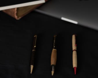Handmade Wooden Pens and Mechanical Pencils