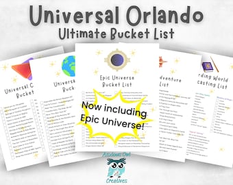 Universal Orlando Parks Vacation Bucket List Updated