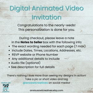 One Piece Anime Inspired Animated Digital Video Announcement Invitation image 5