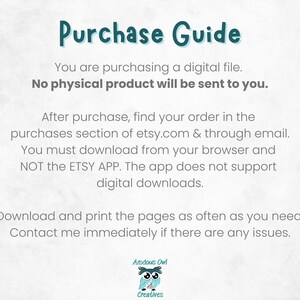 Instruction graphic explaining how to purchase, download, and print the theme park ride checklists.