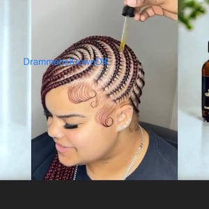 NATURAL Chebe Hair GROWTH Oil for Scalp and Hair packed with lots of Oganic oils  including Rosemary , Peppermint, Amla and Vitamin E,
