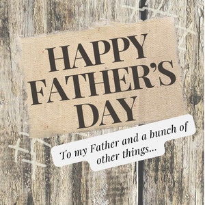 PRINTABLE Sentimental Father's Day Card - Etsy