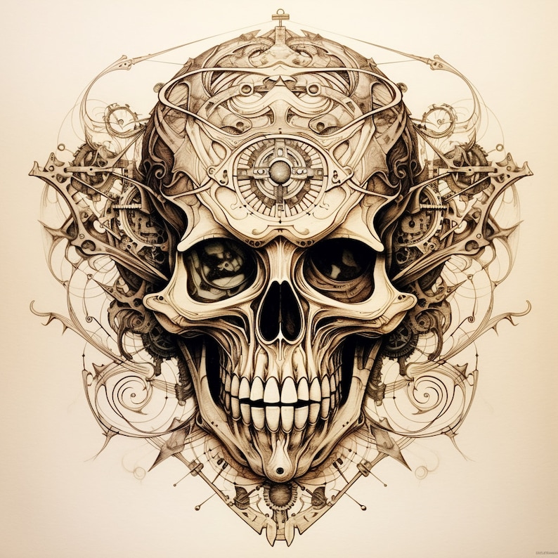 Skull Tattoo Pack - Etsy