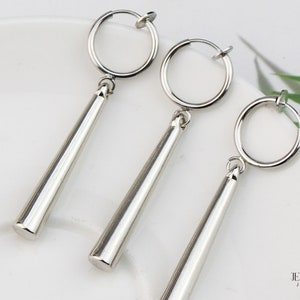 Gold Zoro Earrings, Anime Earring, Cosplay Earring, Lucky Earring, Only One Piece Simple Earrings S925 Sliver, Unisex Unique Earrings