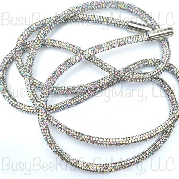 Rhinestone Hoodie String Add-On, Bling String, Glass Rhinestones, Hoodie Sparkle