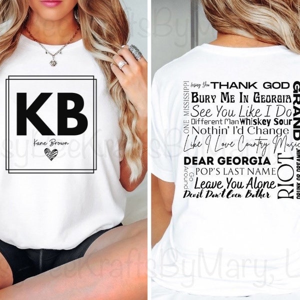 KB TShirt, Thank God, Kids TShirt, Country Concert Shirt, Grand, I Love Country Music, KB, kb Music