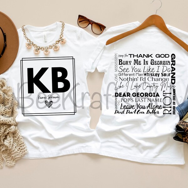 KB TShirt, Thank God, Kids TShirt, Country Concert Shirt, Grand, I Love Country Music, KB, kb Music