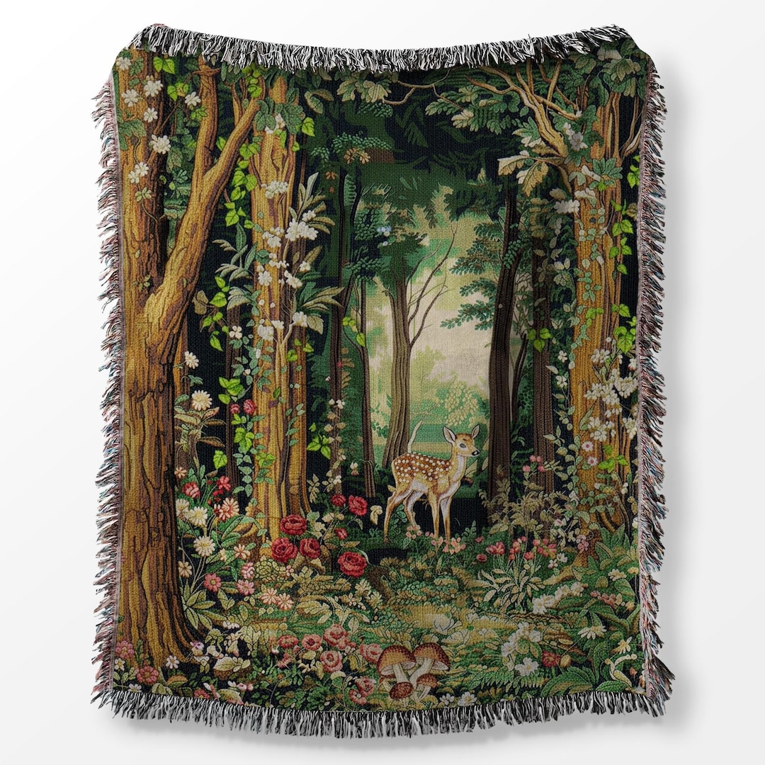 Bizarre Forest Quilted Blanket NCU0DV549 main image 0