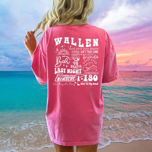 Wallen Tee Country Music Shirt, Wallen Western Vintage Shirt, Country Concert Shirt, Western Graphic Tee for Women, Oversized Graphic Tee