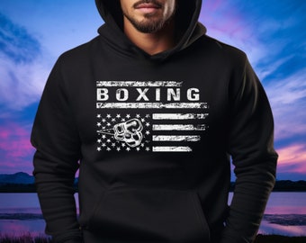 Boxing Gift For Him, Boxing Hoodie, Boxing Gift For Men, Hoodie Boyfriend, Boxing Lover Gift, Gift For boxer, Workout Gym Hoodie For Men