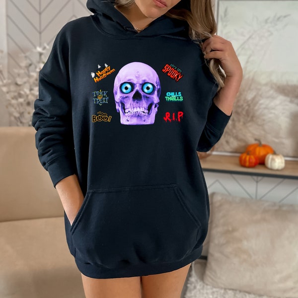 Creepy Cute Heart Halloween Unisex Hoodie