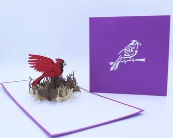 Carte de vœux 3D pop-up amour maternel/paternel, cadeau, Maman, Papa, Appréciation, Parents, Carte artisanale avec nid d'oiseau en pop-up