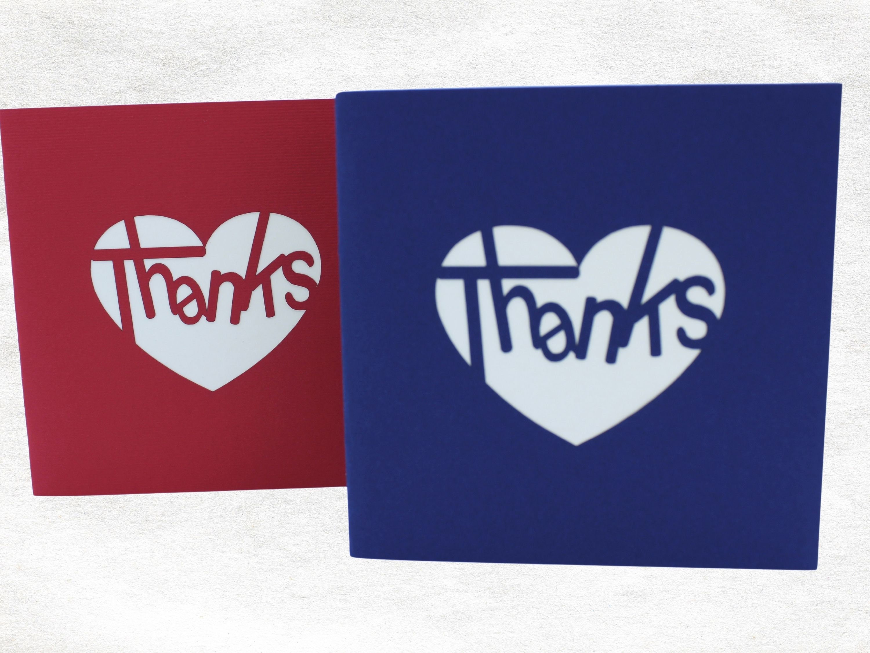 3D Pop up Thank You Card, Gift, Help, Heart, Butterfly, Gratitude