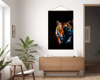 Majestic Tiger in the Jungle Digital Print - Etsy