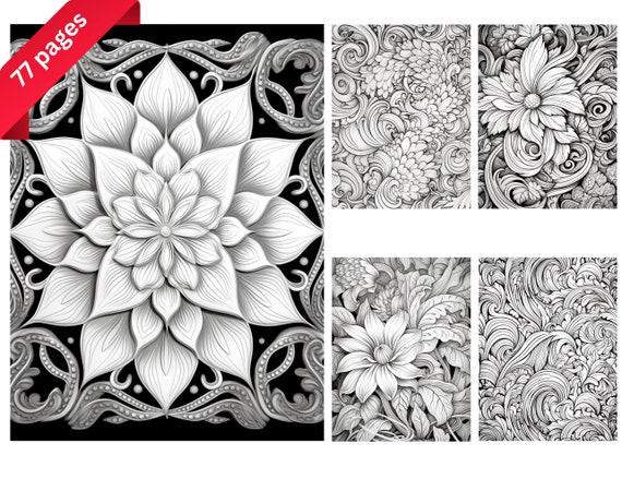 Trova Il Tuo Centro, Pagine Da Colorare Mandala, Libro Da