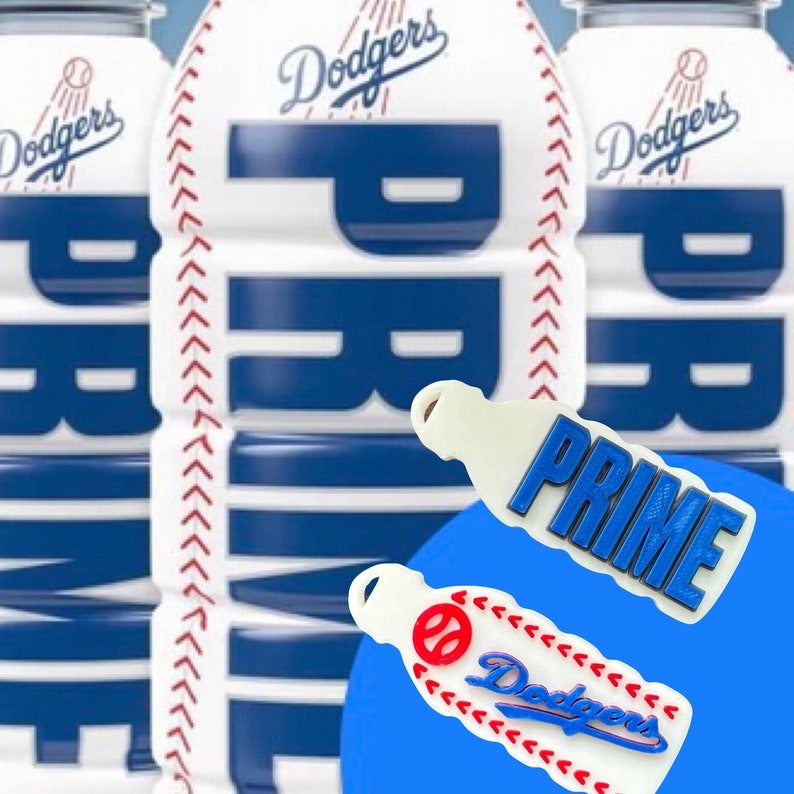 NEW Personalised LA Dodgers Prime Bottle Key Ring Keychain Etsy UK