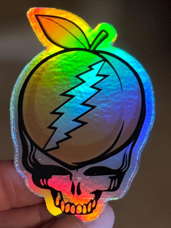Steal Your Peach 3” MAGNET or Holographic KISS cut Sticker