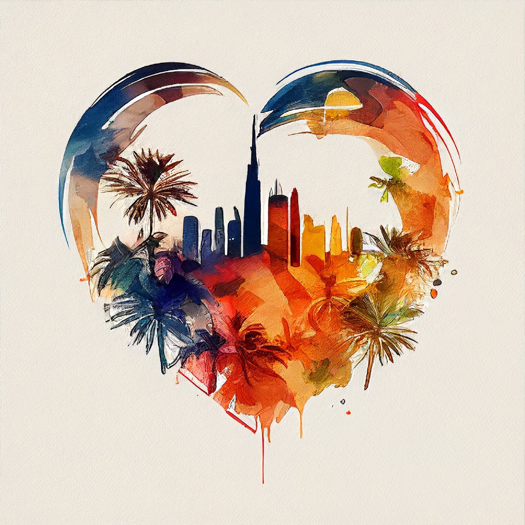 Dubai Wall Art Dubai Digital Wall Art Dubai Print Dubai Etsy UK