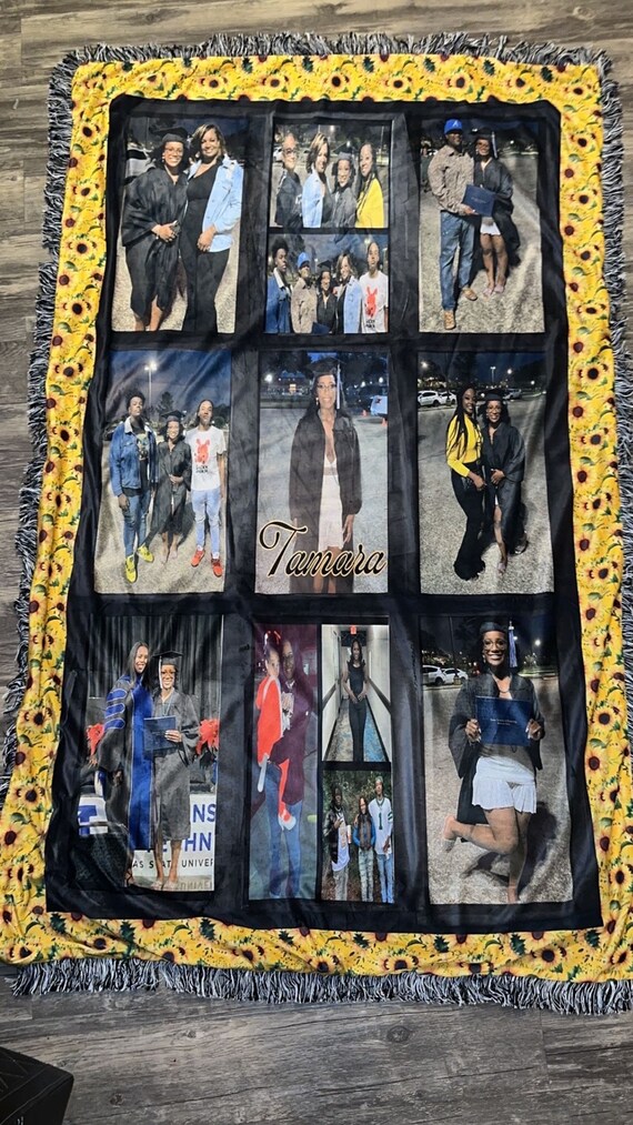 9 panel photo blanket sale
