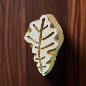Pottery Stamp, Soap Stamp, Textile Stamp, Indian wood stamp, Tjap, Hand Carved, Stamp for Clay, Blockprint Stamp - Block Oak