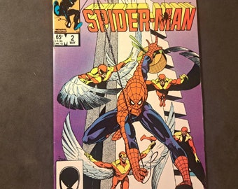 WEB Of SPiDERMAN #2 from 1985; (F-VF) Minor ding bottom of cover; minor small stain back; Direct Edition