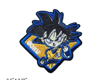 GOKU from Dragon Ball Z Embroidered Patch - Fan Collectible