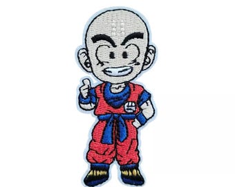 KRILLIN from Dragon Ball Z Embroidered Patch - Fan Collectible