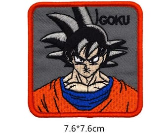 Large GOKU from Dragon Ball Z Embroidered Patch - Fan Collectible
