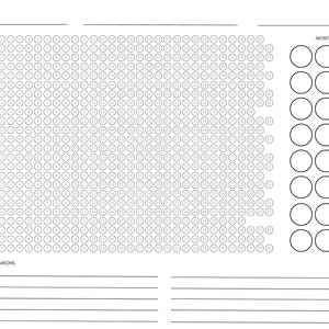 Missionary Countdown / Elder / Bubble Chart / 24 month countdown / Area & Companions/ Months