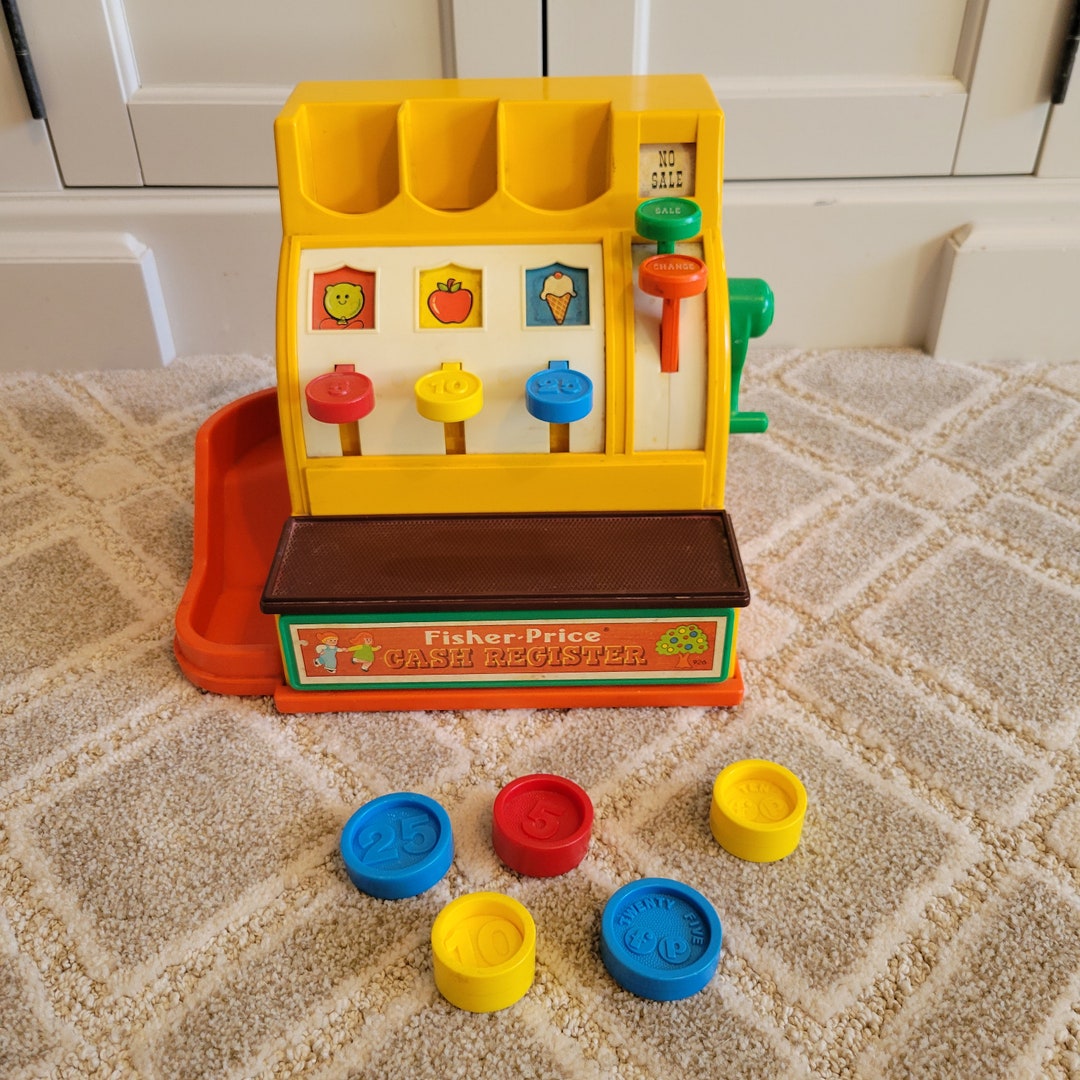 1970s Fisher Price Cash Register Etsy