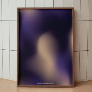 GUTS – Olivia Rodrigo Premium Poster | Gradient Wall Art | Aesthetic Music Print | Album-Inspired Wall Art