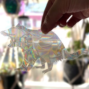 Screaming Possum Suncatcher Sticker, Rainbow Window Cling, Prism Light Effect, Meme gifts, Dank meme, Funny gifts, Funny decor, Funny art