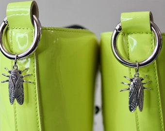 Cicada Stiefel Charm, Goth Kleidung, Goth Accessoires, Doc Marten Charms, Stiefelkette Doc Marten, Witchy Accessoires, Goth Ästhetik