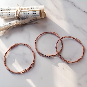 Vintage Piano String Bracelets (Copper-Wound)