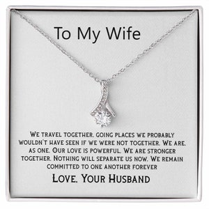 Colar de beleza sedutora, para minha esposa, para aniversário, ocasiões especiais, aniversário de esposa, presente eu te amo, aquele momento especial, amo minha esposa
